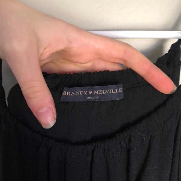 Brandy Melville Short Romper in Black - Picture 4 of 4